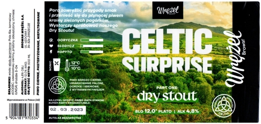 Browar Wrężel (2022): Celtic Surprise, Part One: Dry Stout