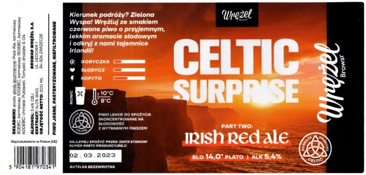 Browar Wrężel (2022): Celtic Surprise Part Two: Irish Red Ale