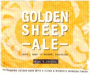 Browar Black Sheep (2019): Golden Sheep Ale