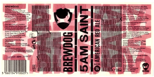 Browar Brewdog (2018)  5AM Saint American Red Ale