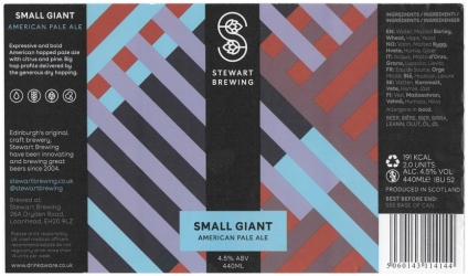 Stewart Brewing (2021): Small Giant, American Pale Ale