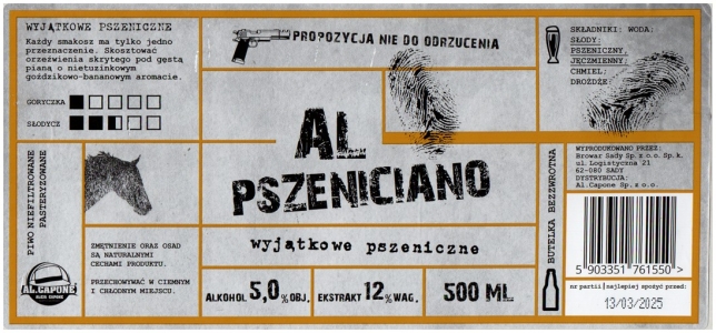 Al Capone 2024 05 Al Pszeniciano Wyjatkowo Pszeniczne