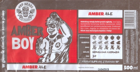 Alebrowar (2015): Amber Boy - Amber Ale