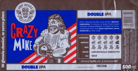 Alebrowar (2015): Crazy Mike - Double India Pale Ale