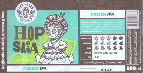 Alebrowar (2015): Hop Sasa - Polish India Pale Ale