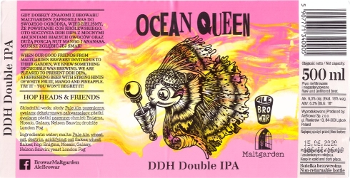 Alebrowar (2019): Ocean Queen - DDH Double Indian Pale Ale