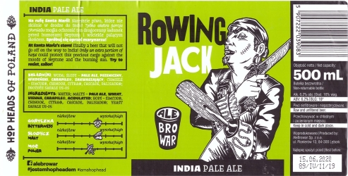 Alebrowar (2019): Rowing Jack - India Pale Ale