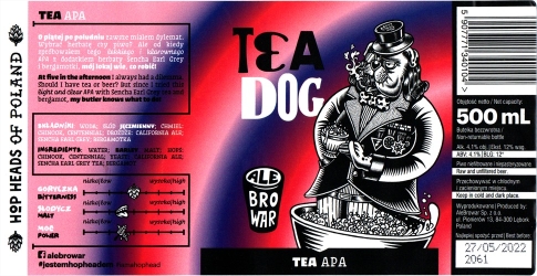 Browar AleBrowar (2021): Tea Dog - Tea American Pale Ale
