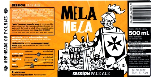 Browar Alebrowar (2022): Mela Mela - Session Pale Ale