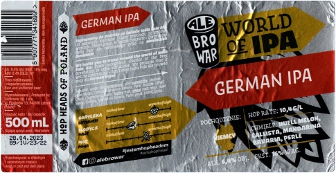 Browar Alebrowar (2022): Word of IPA -  German India Pale Ale