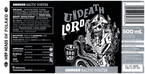 Alebrowar 2024 08 Undeath Lord Smoked Baltic Porter