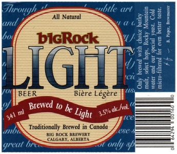 Big Rock Brewery 0000 Light