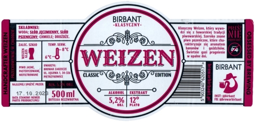 Browar Birbant 2023 01 Weizen