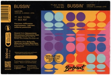 Birbant 2024 03 Bussin Hazy Ipa