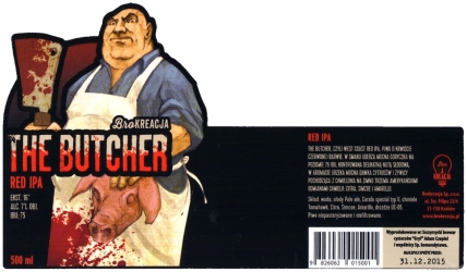 Browar Brokreacja (2015): The Butcher, Red India Pale Ale