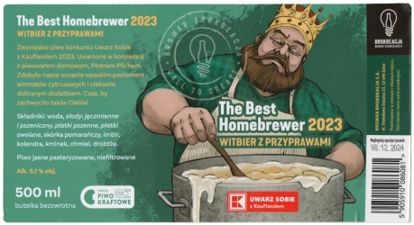 Brokreacja 2023 12 Witbier Z Przyprawami The Best Homebrewer