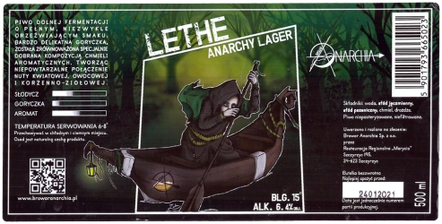 Browar Anarchia: Lethe Anarchy Lager (2020)