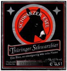 Browar Apolda (2022): Schwarzer Esel - Thueringer Schwarzbier