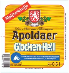 Browar Apolda: Apoldaer Glocken Hell