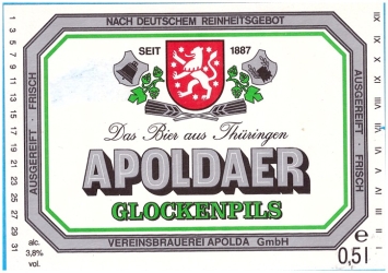 Browar Apolda: Apoldaer Glockenpils