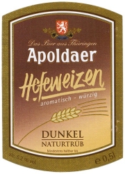 Browar Apolda: Apoldaer Hefeweizen Dunkel