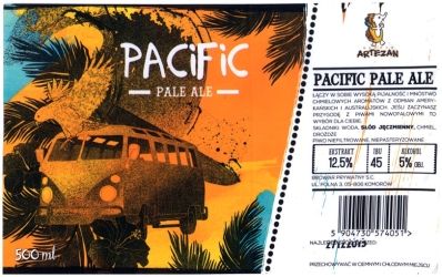 Browar Artezan (2015): Pacific, Pale Ale