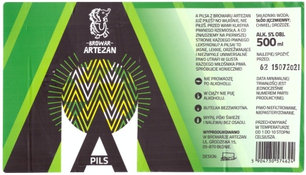 Browar Artezan (2021): Pils