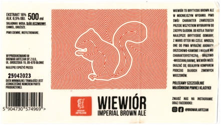 Browar Artezan 2023 01 Wiewior Imperioal Brow Ale