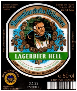 Browar Augustiner (2021): Lagerbier Hell