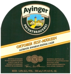 Browar Aying: Ayinger Oktober Fest Marzen