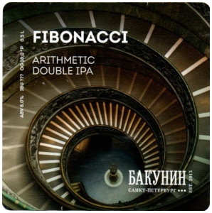 Browar Bakunin: Fibonacci - Arithmetic Double India Pale Ale