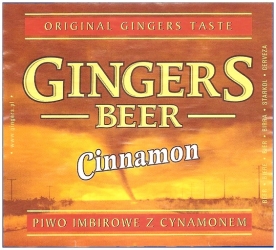 Browar Belgia (2010): Gingers Beer - Piwo imbirowe z cynamonem