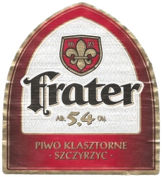 Browar Belgia (2011): Frater 5,4% - piwo jasne