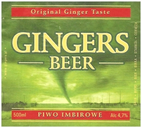 Browar Belgia (2011): Gingers Beer - piwo imbirowe