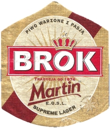 Browar Brok (2010): Martin, Supreme Lager