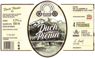 Browar Browars (2020): Duch Pienin, Pils