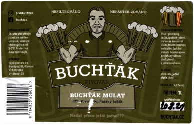 Browar Buchtak (2021): Buchtak Mulat - 12 Polotmavy Lezak