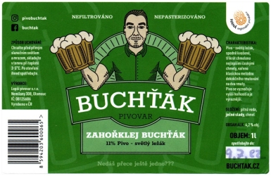 Browar Buchtak (2022): Zahorklej Buchtak - Svetly Lezak