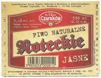 Browar Czarnków (2011): Noteckie Jasne 330