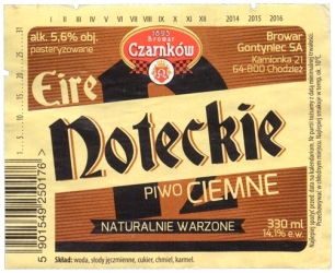 Browar Czarnków (2015): Noteckie Ciemne 330