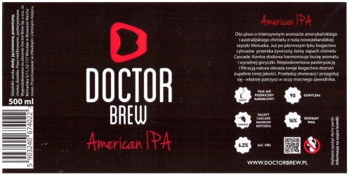 Browar Doctor Brew (2016): American India Pale Ale