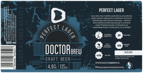 Browar Doctor Brew (2017): Perfect Lager