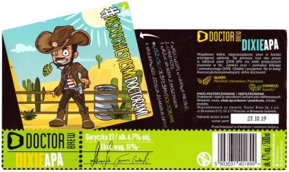 Browar Doctor Brew (2019): Dixie American Pale Ale