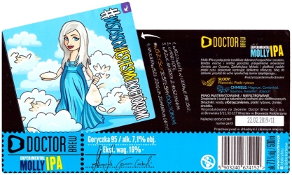 Browar Doctor Brew (2019): Experimental Molly India Pale Ale