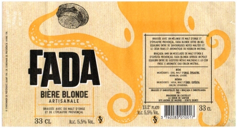 Browar Du Castellet (2021): Fada - Biere Blonde
