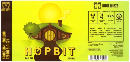 Browar Dwie Wieże (2020): Hopbit, Pale Ale