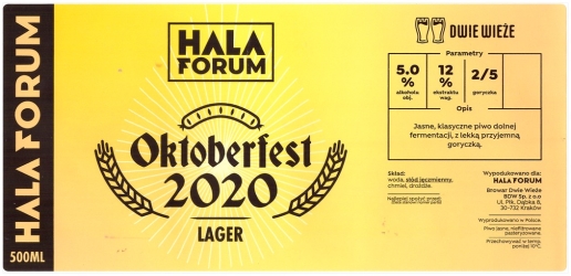 Browar Dwie Wieże (2020): Oktoberfest 2020, Lager