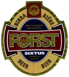 Browar Forst: Sixtus - Doppel Bock, 330 ml