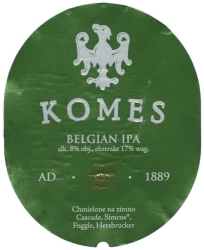 Browar Fortuna (2017): Komes - Belgian India Pale Ale