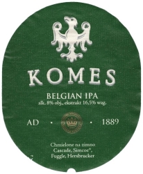 Browar Fortuna (2018): Komes - Belgian India Pale Ale
